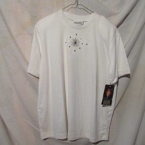 Jaclyn Smith White Tee Shirt